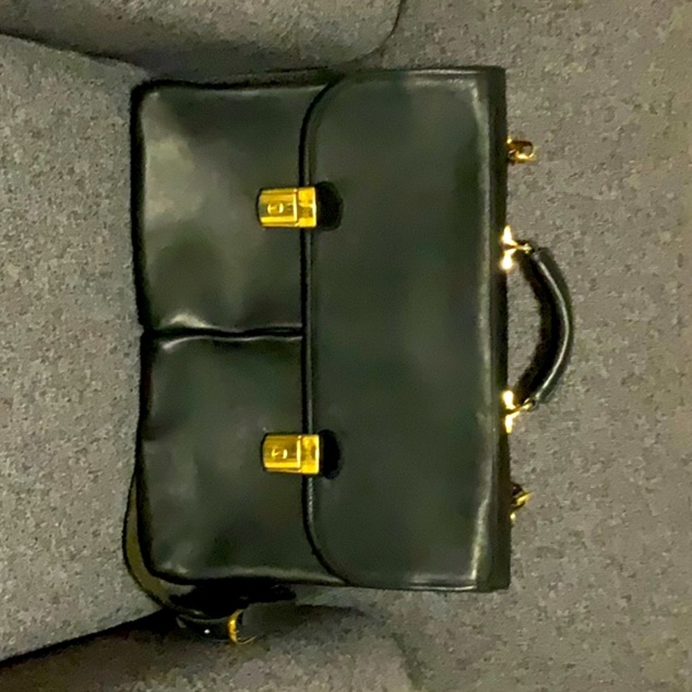 Men’s briefcase, Boska correspondence, vintage
